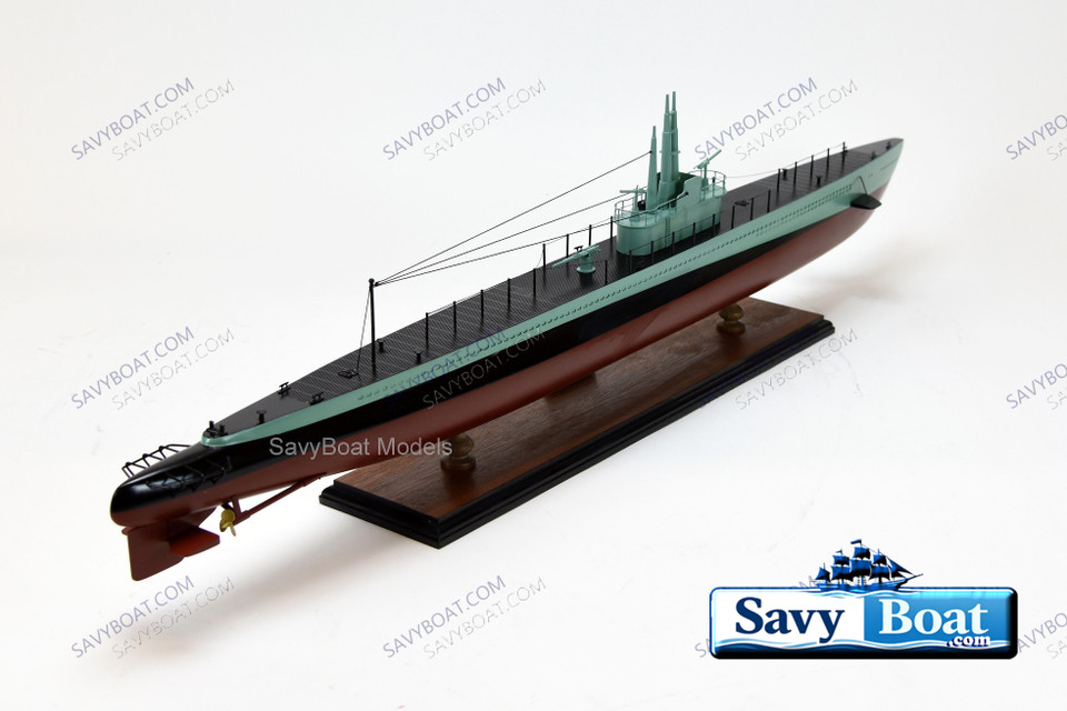 USS BALAO  submarine 40" fully built wood model with stand