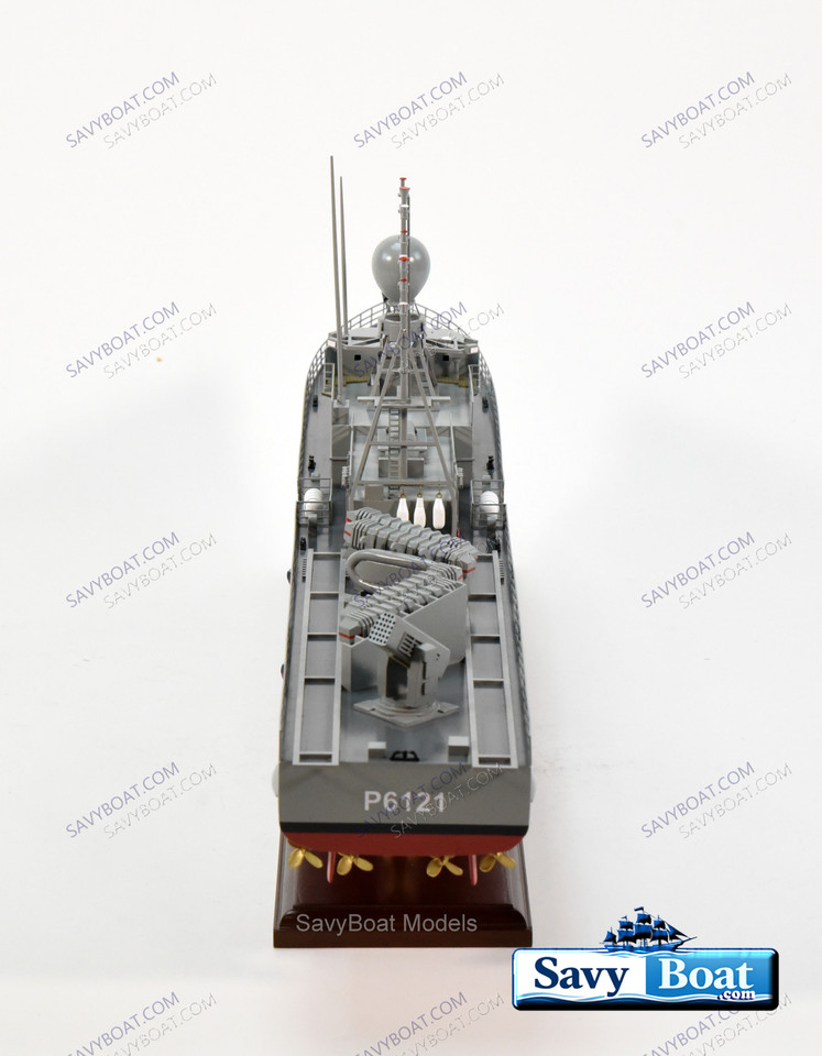 32" GEPARD-CLASS SCHNELLBOOT fast attack craft / vessel fully built museum quality ship model w/stand