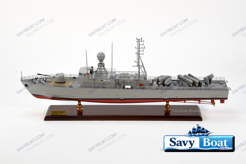 32" GEPARD-CLASS SCHNELLBOOT fast attack craft / vessel fully built museum quality ship model w/stand