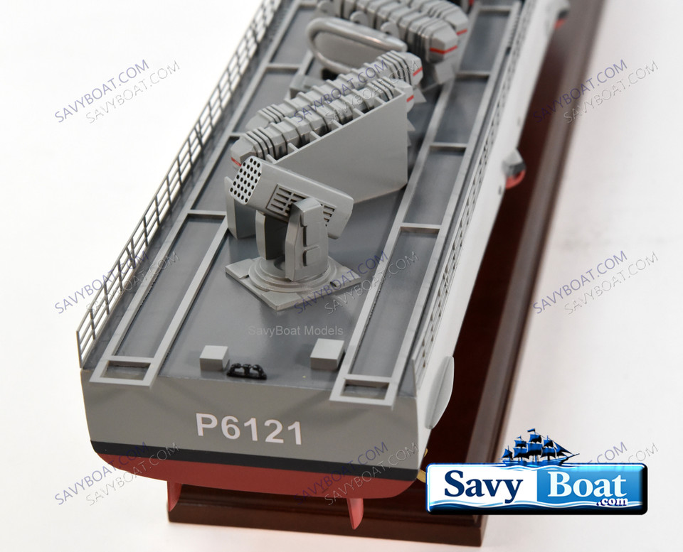 32" GEPARD-CLASS SCHNELLBOOT fast attack craft / vessel fully built museum quality ship model w/stand