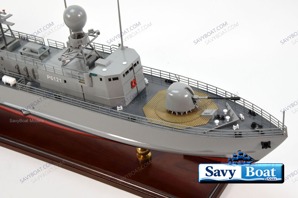 32" GEPARD-CLASS SCHNELLBOOT fast attack craft / vessel fully built museum quality ship model w/stand