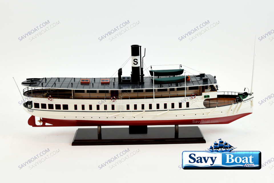SALTJON ship 31" fully built wood model with stand