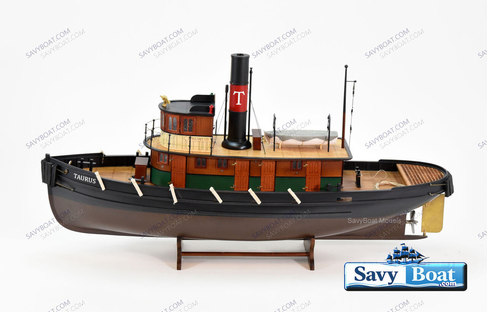 TAURUS LIGHTED STEAM TUG BOAT RC READY