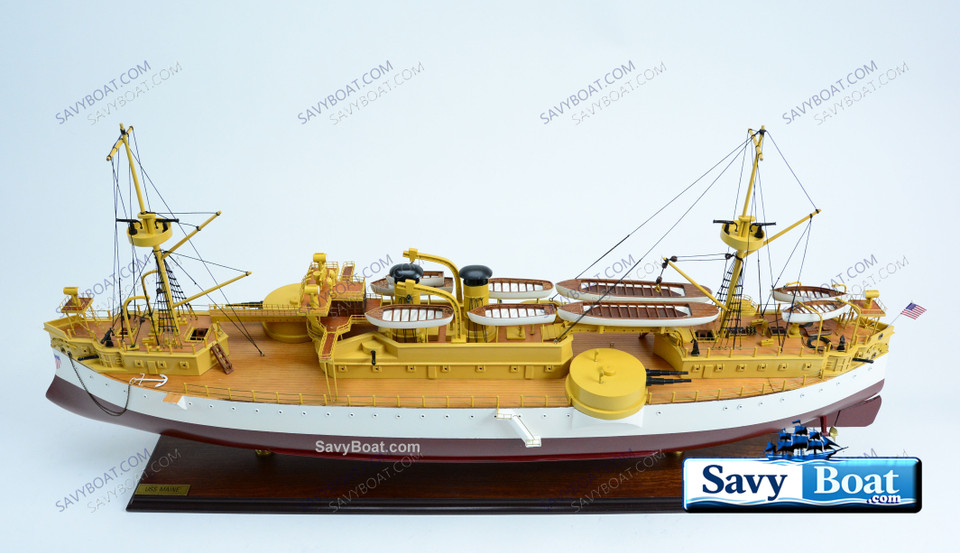USS MAINE  BATTLESHIP