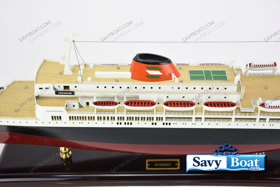 SS VEENDAM STEAMSHIP LIGHTED