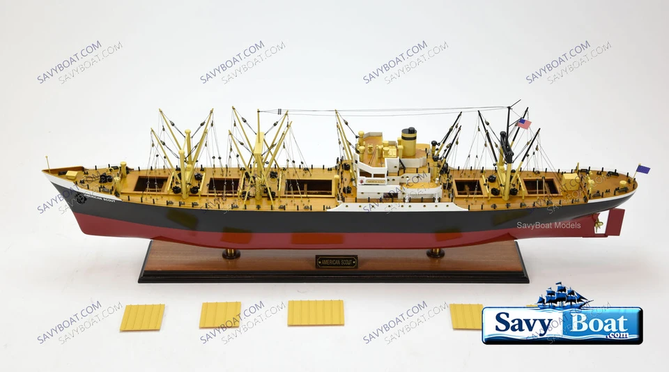 SS AMERICAN SCOUT , WWII C2-S -AJ5 CLASS CARGO SHIP