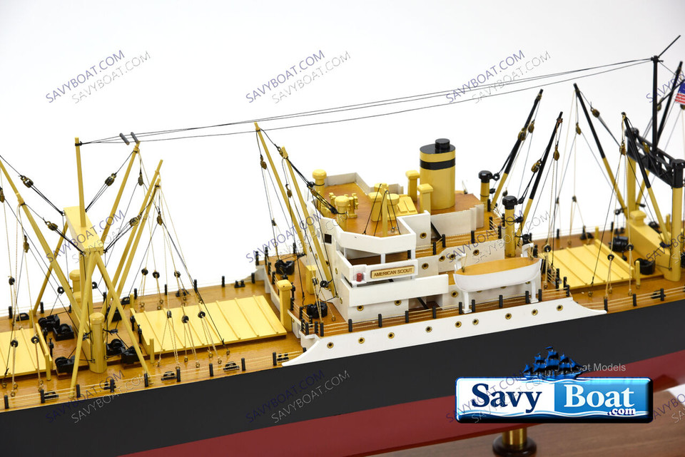 SS AMERICAN SCOUT , WWII C2-S -AJ5 CLASS CARGO SHIP