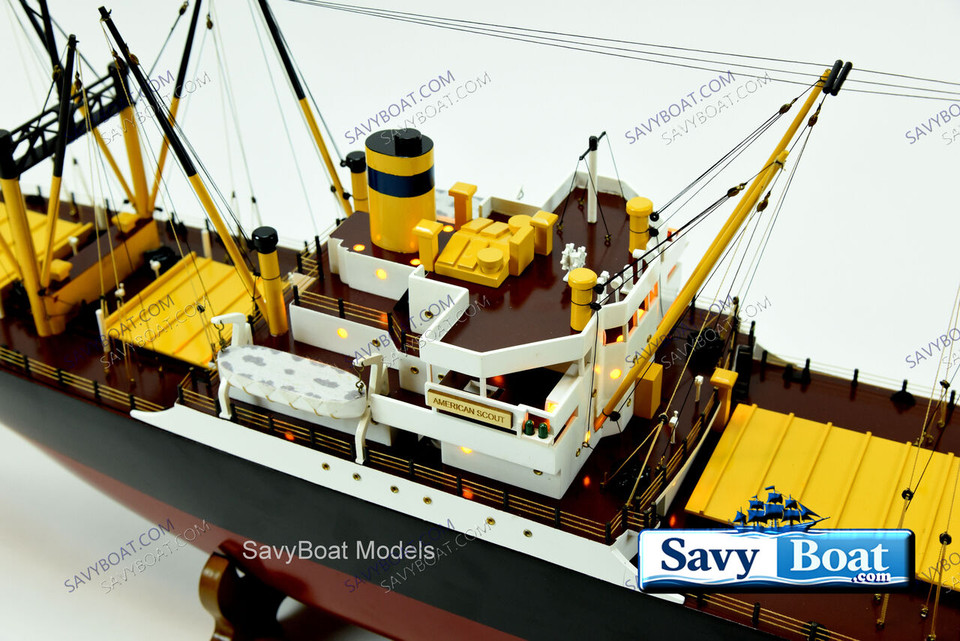 SS AMERICAN SCOUT RC WWII  CARGO SHIP