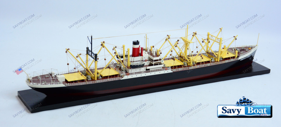 SS AMERICAN SCOUT CARGO SHIP WATERLINE MODEL