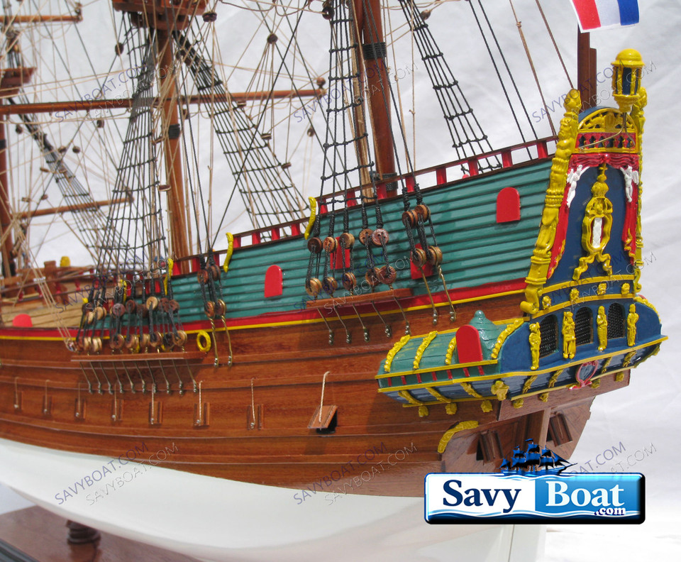 BATAVIA MERCHANT TALL SHIP  NO SAILS