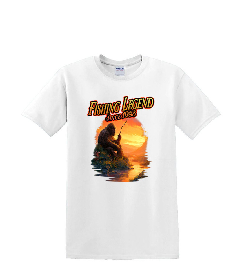BIGFOOT FISHING LEGEND  ADULT T-SHIRT