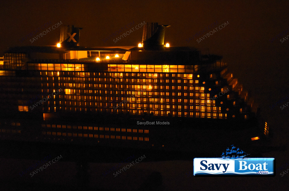 CELEBRITY REFLECTION LIGHTED CRUISE SHIP