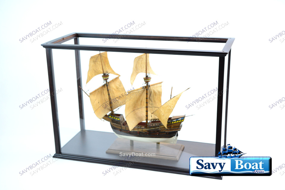 34" DISPLAY CASE FOR MEDIUM TALL SHIP