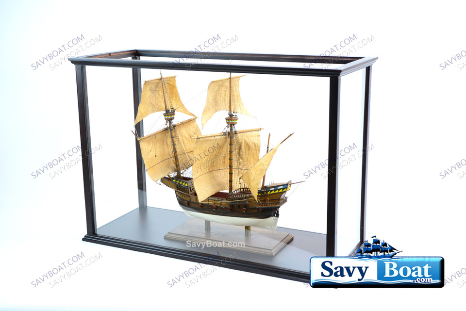 34" DISPLAY CASE FOR MEDIUM TALL SHIP