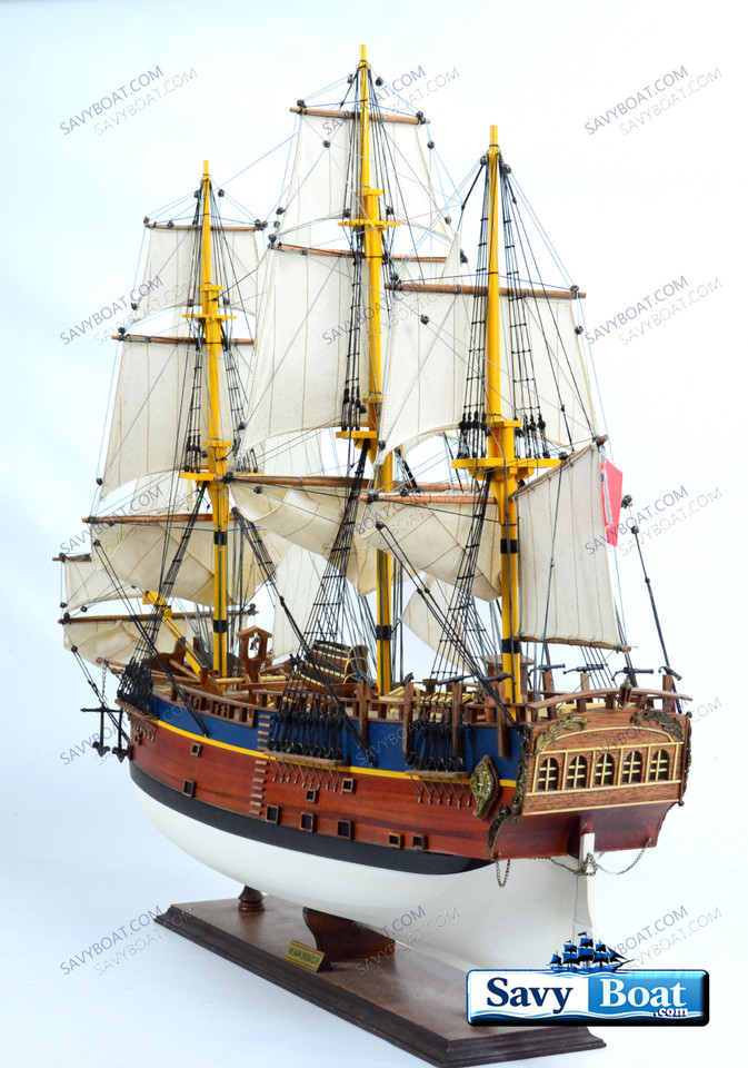 HM BARK ENDEAVOUR (PAINTED) RESEARCH VESSEL