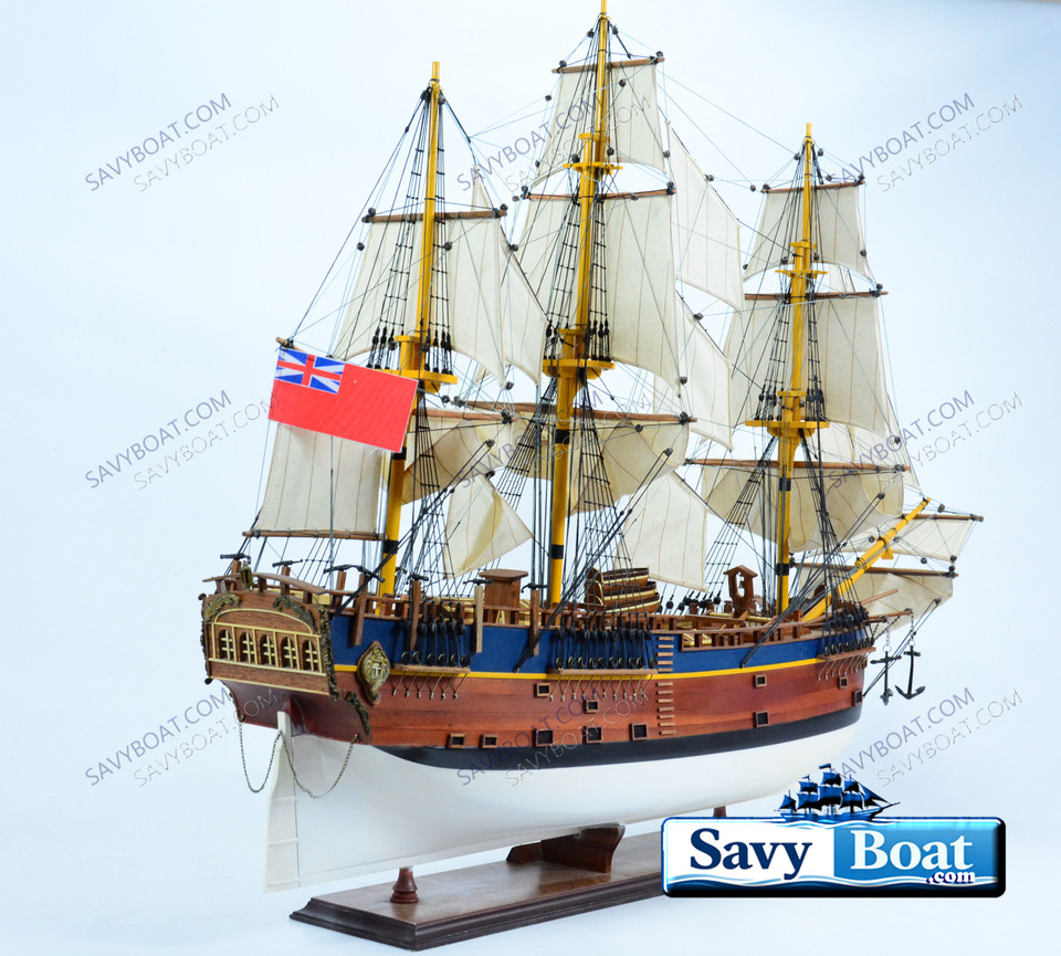 HM BARK ENDEAVOUR (PAINTED) RESEARCH VESSEL