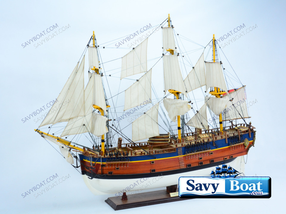 HM BARK ENDEAVOUR (PAINTED) RESEARCH VESSEL