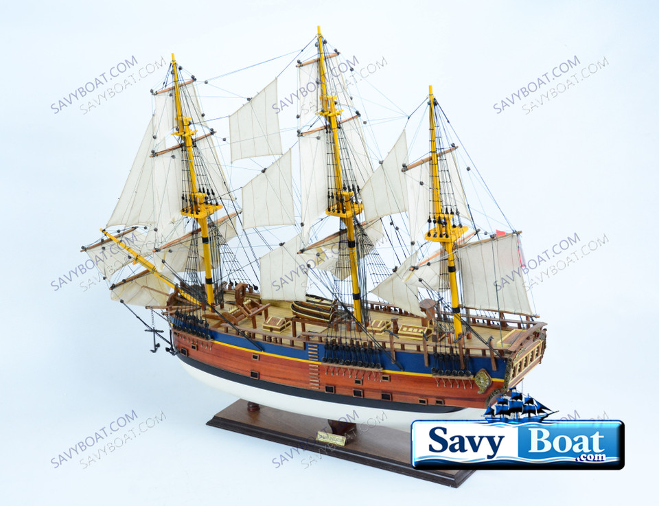 HM BARK ENDEAVOUR (PAINTED) RESEARCH VESSEL