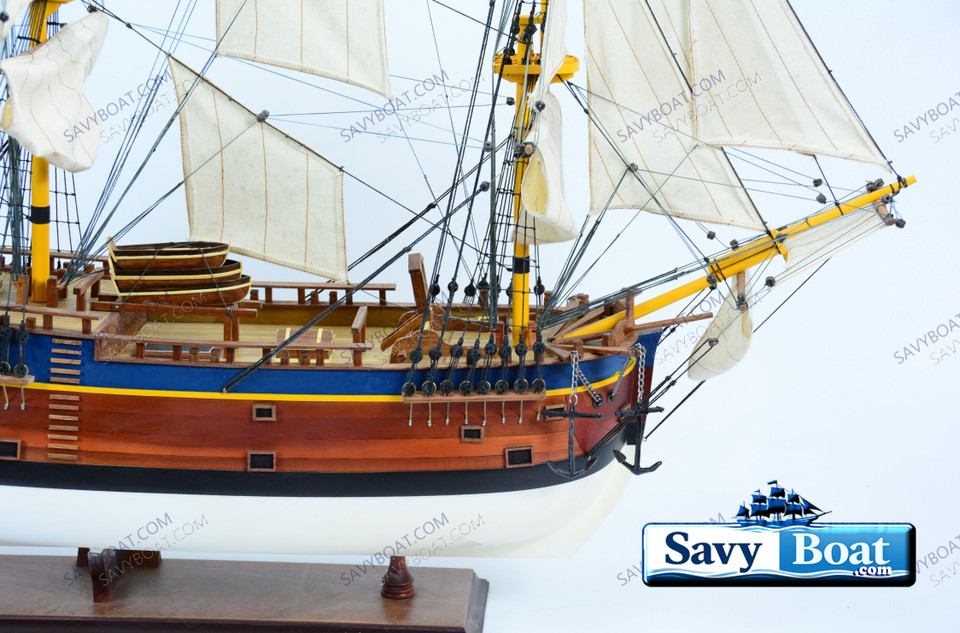 HM BARK ENDEAVOUR (PAINTED) RESEARCH VESSEL