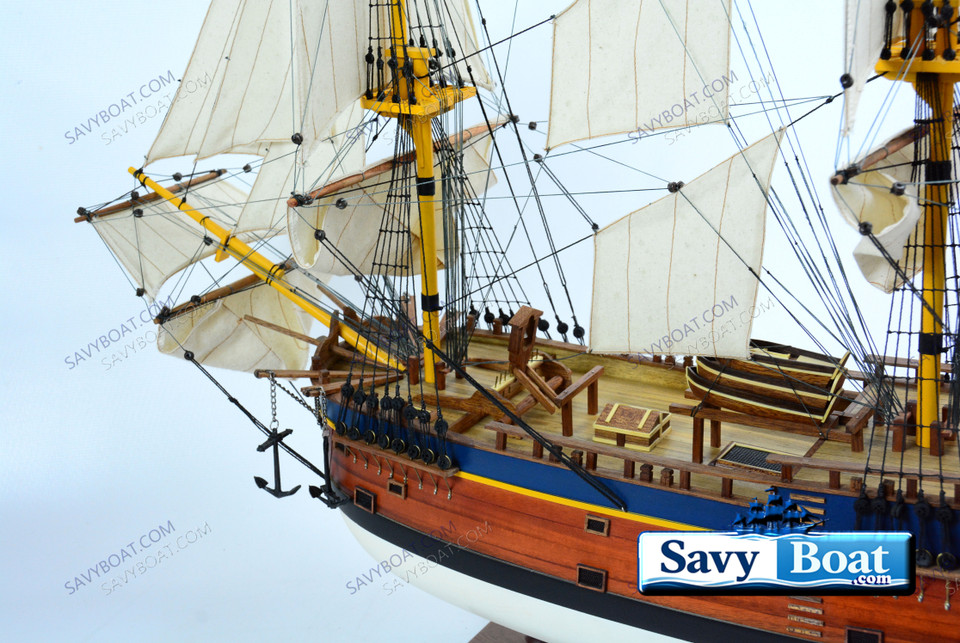 HM BARK ENDEAVOUR (PAINTED) RESEARCH VESSEL