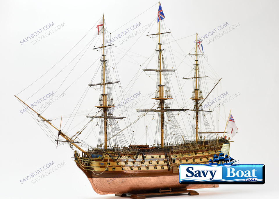 HMS VICTORY LARGE 46" CU MUSUEM QUALITY TALL SHIP