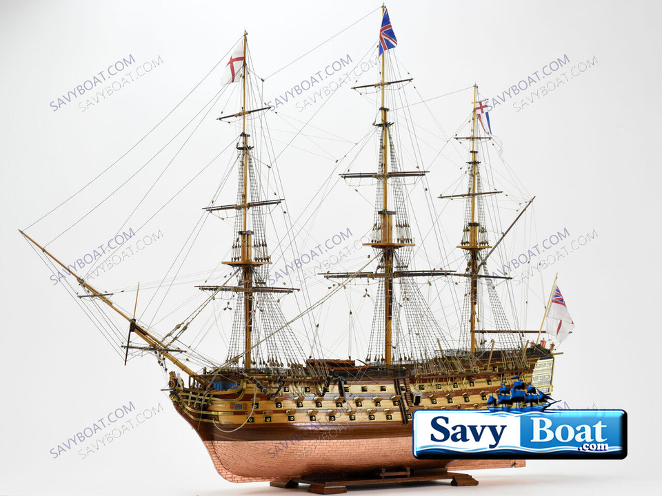 HMS VICTORY LARGE 46" CU MUSUEM QUALITY TALL SHIP