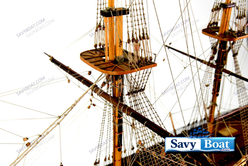HMS VICTORY LARGE 46" CU MUSUEM QUALITY TALL SHIP