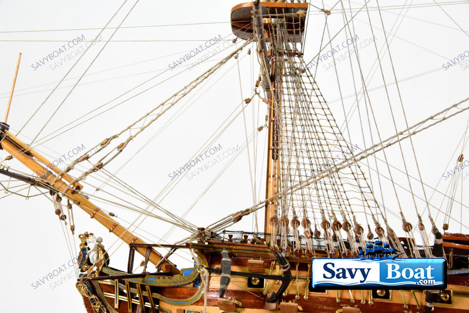 HMS VICTORY LARGE 46" CU MUSUEM QUALITY TALL SHIP