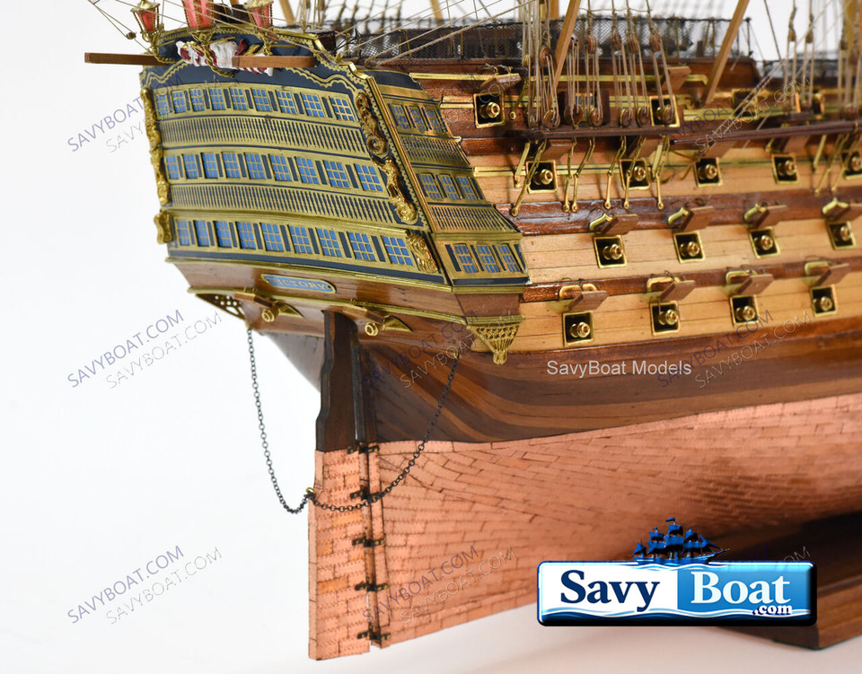 HMS VICTORY LARGE 46" CU MUSUEM QUALITY TALL SHIP