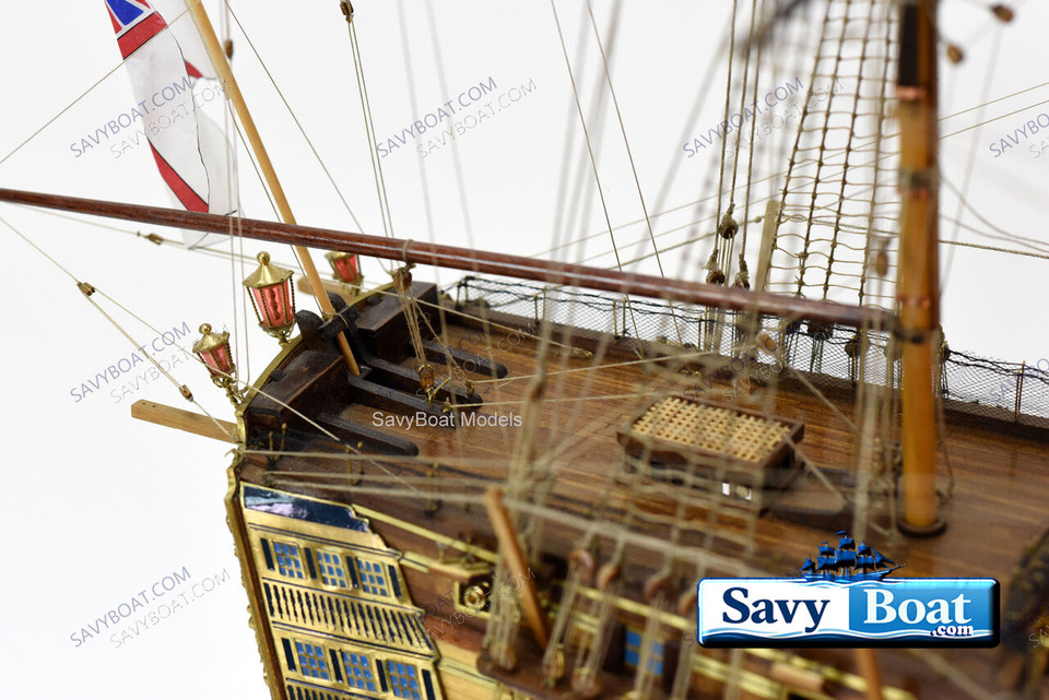 HMS VICTORY LARGE 46" CU MUSUEM QUALITY TALL SHIP