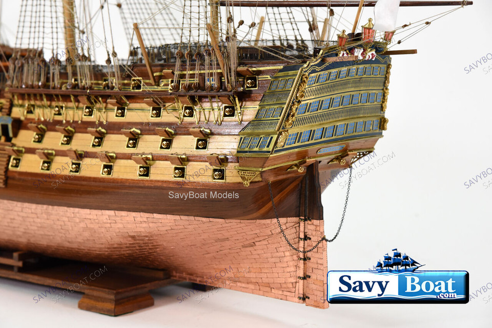 HMS VICTORY LARGE 46" CU MUSUEM QUALITY TALL SHIP