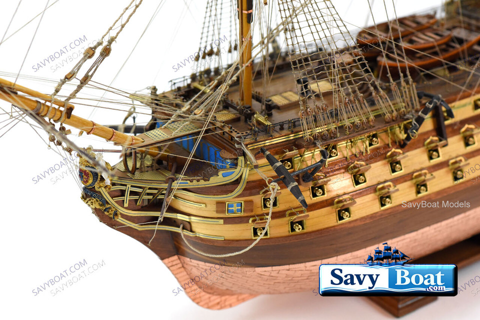 HMS VICTORY LARGE 46" CU MUSUEM QUALITY TALL SHIP