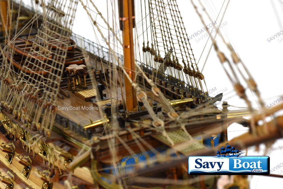 HMS VICTORY LARGE 46" CU MUSUEM QUALITY TALL SHIP