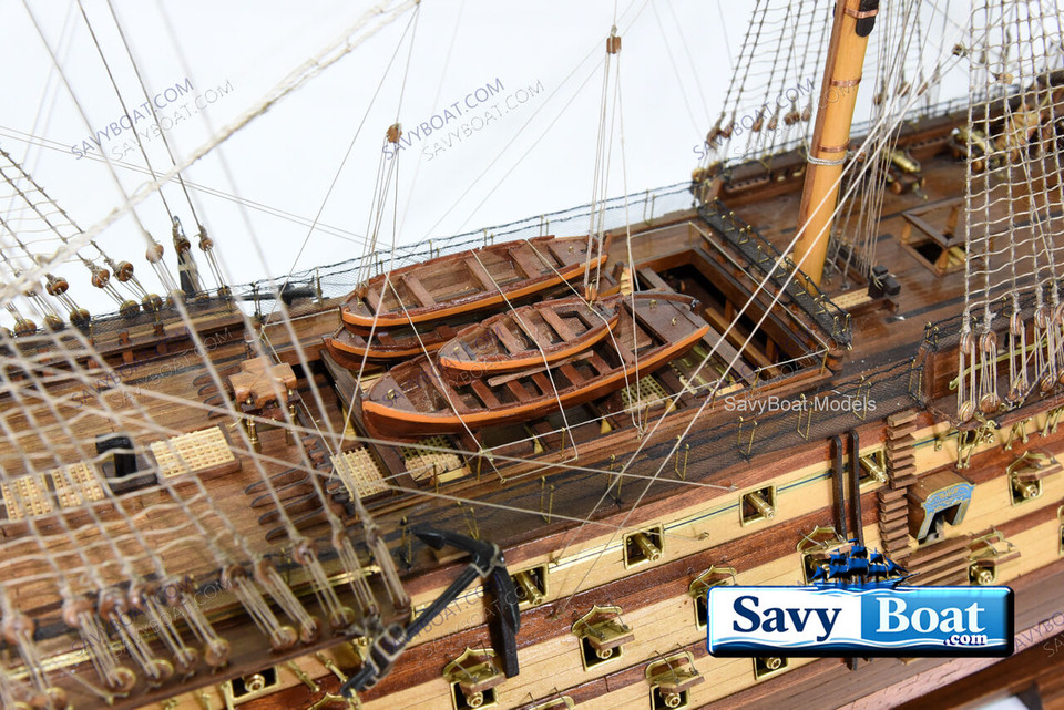 HMS VICTORY LARGE 46" CU MUSUEM QUALITY TALL SHIP