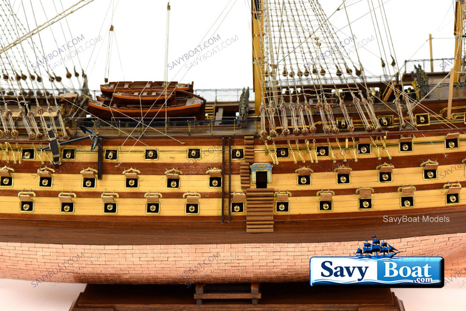 HMS VICTORY LARGE 46" CU MUSUEM QUALITY TALL SHIP