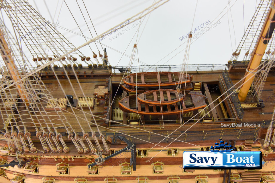 HMS VICTORY LARGE 46" CU MUSUEM QUALITY TALL SHIP