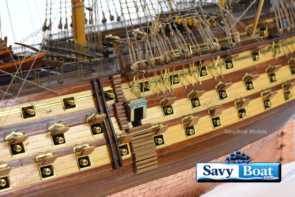 HMS VICTORY LARGE 46" CU MUSUEM QUALITY TALL SHIP