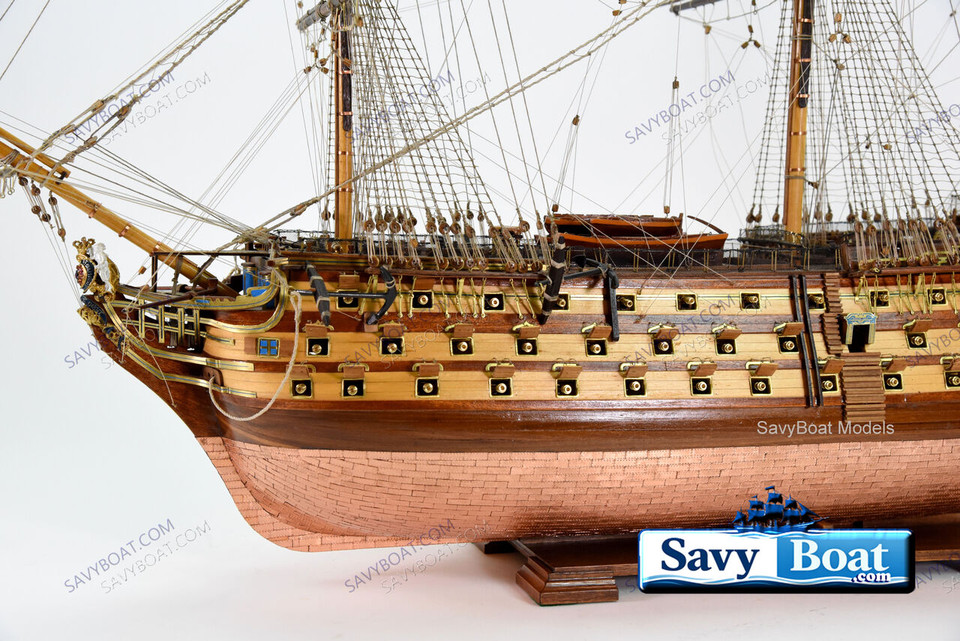 HMS VICTORY LARGE 46" CU MUSUEM QUALITY TALL SHIP