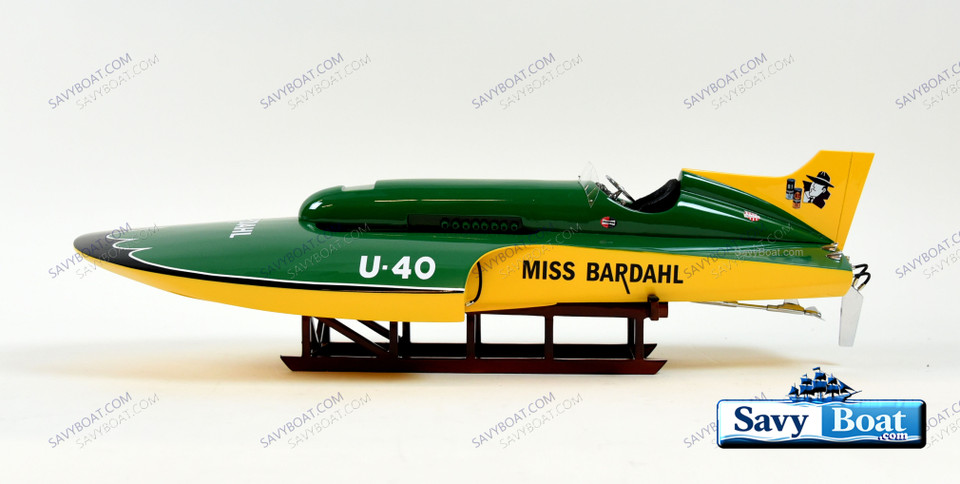 MISS BARDAHL "GREEN DRAGON" (U-40) HYDROPLANE EXP ENG