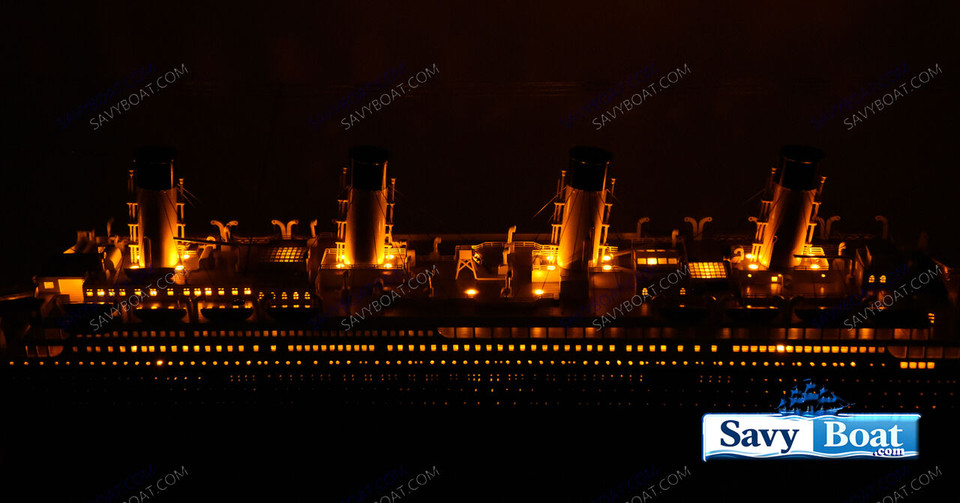 RMS OLYMPIC LIGHTED OCEAN LINER