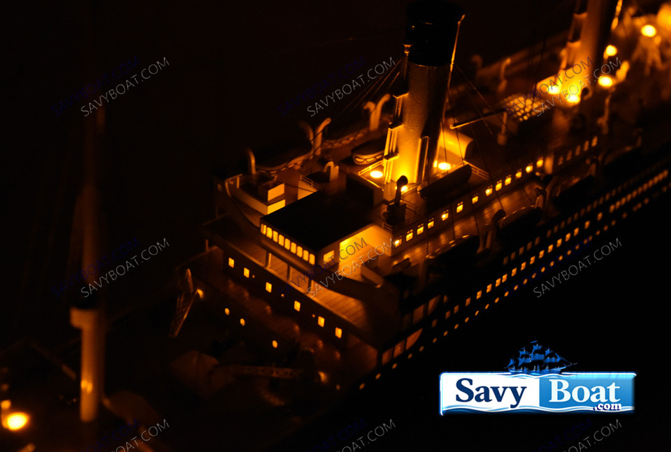 RMS OLYMPIC LIGHTED OCEAN LINER