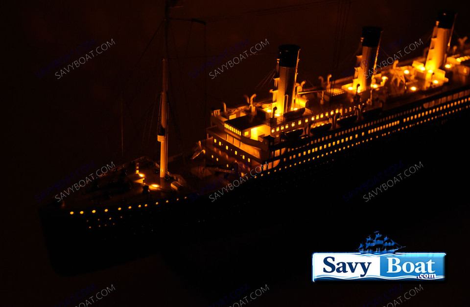RMS OLYMPIC LIGHTED OCEAN LINER