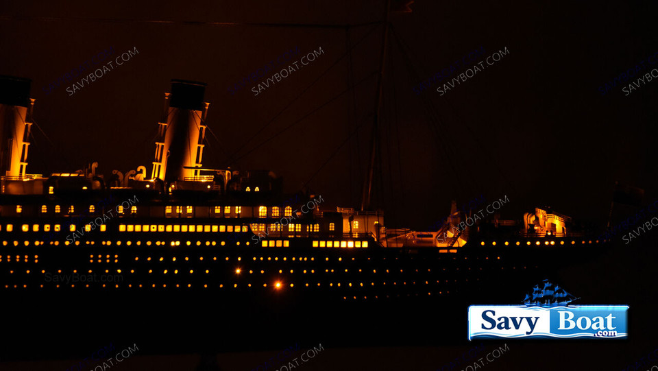 RMS OLYMPIC LIGHTED OCEAN LINER