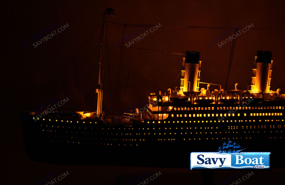 RMS OLYMPIC LIGHTED OCEAN LINER