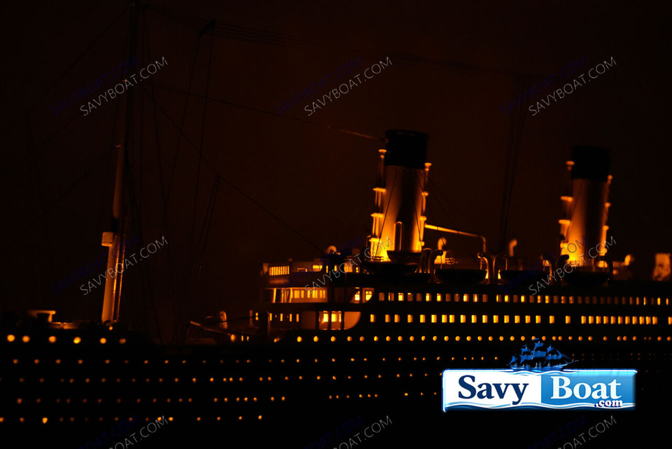 RMS OLYMPIC LIGHTED OCEAN LINER
