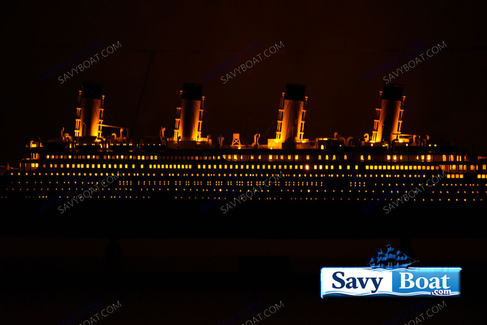 RMS OLYMPIC LIGHTED OCEAN LINER