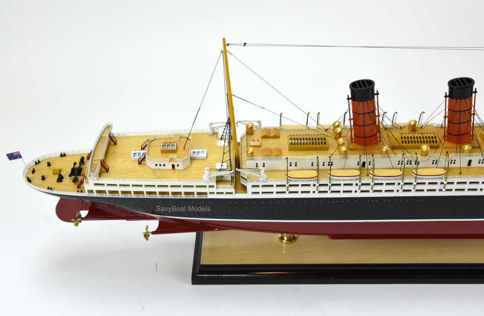 RMS LUSITANIA LIGHTED OCEAN LINER