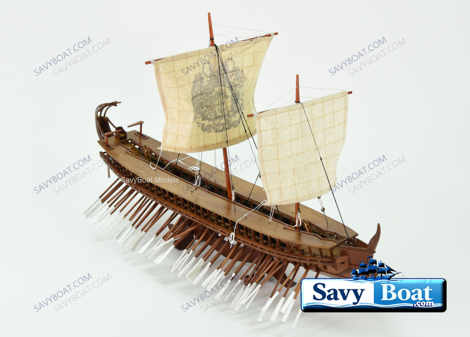 ANCIENT TRIREME - GREEK  WARSHIP