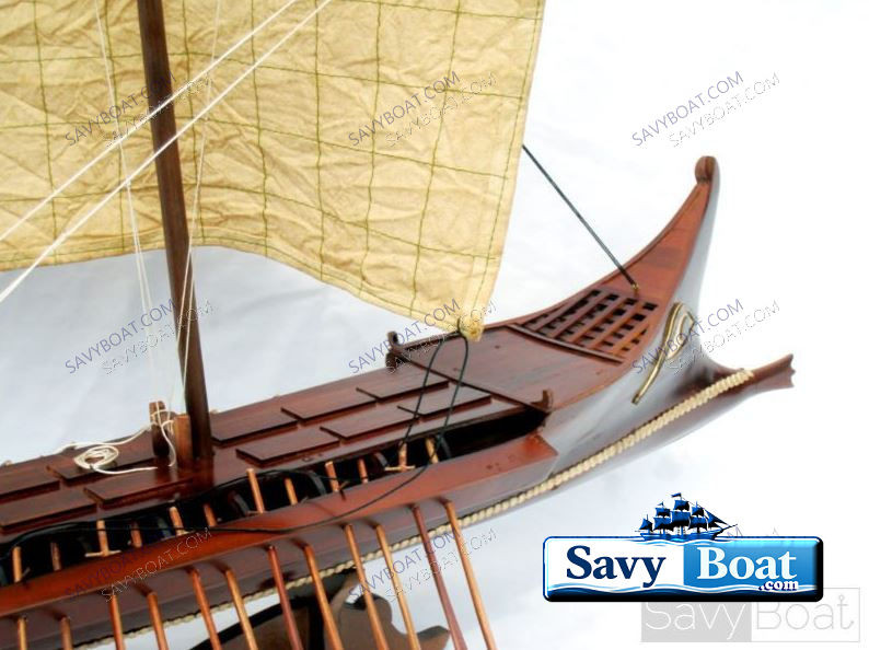 ANCIENT BIREME - ROMAN  WARSHIP