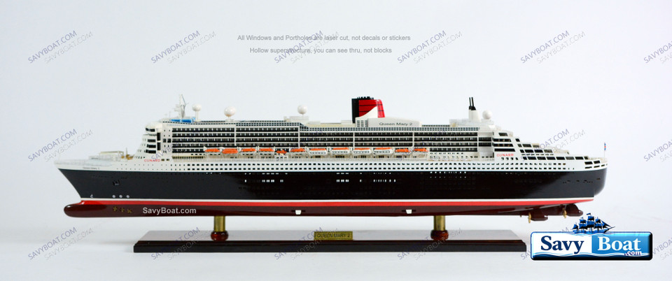 RMS QUEEN MARY II QE2 48 LIGHTED OCEAN LINER